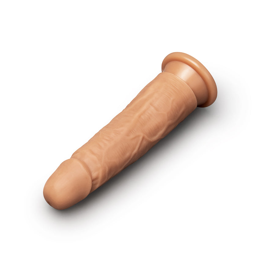 Together Tones 7.75 Inch Realistic Girthy Strap-On Dildo with Flared Suction Base