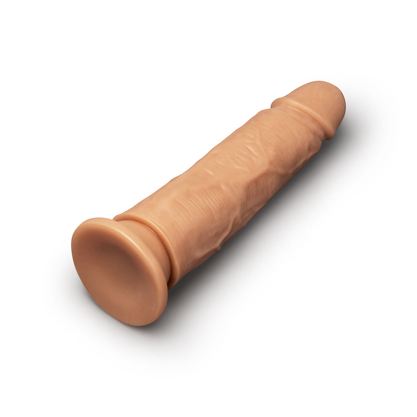 Together Tones 7.75 Inch Realistic Girthy Strap-On Dildo with Flared Suction Base