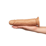 Together Tones 7.75 Inch Realistic Girthy Strap-On Dildo with Flared Suction Base
