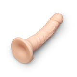 Together Tones 8 Inch Realistic Girthy Strap-On Dildo with Flared Suction Base