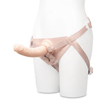 Together Tones 8 Inch Realistic Girthy Strap-On Dildo with Flared Suction Base