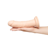 Together Tones 8.5 Inch Realistic Girthy Strap-On Dildo with Flared Suction Base