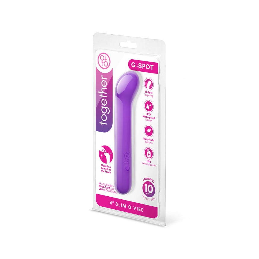 Together G-Spot 6" Slim G Vibe