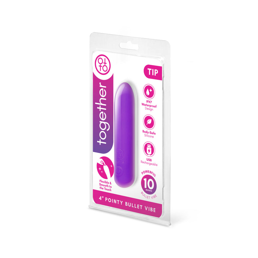 Together Tip 4" Pointy Bullet Vibe