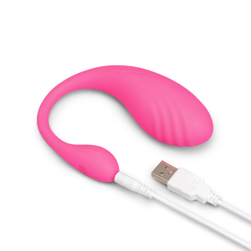 Together Orgie Egg showing a connected white charger 