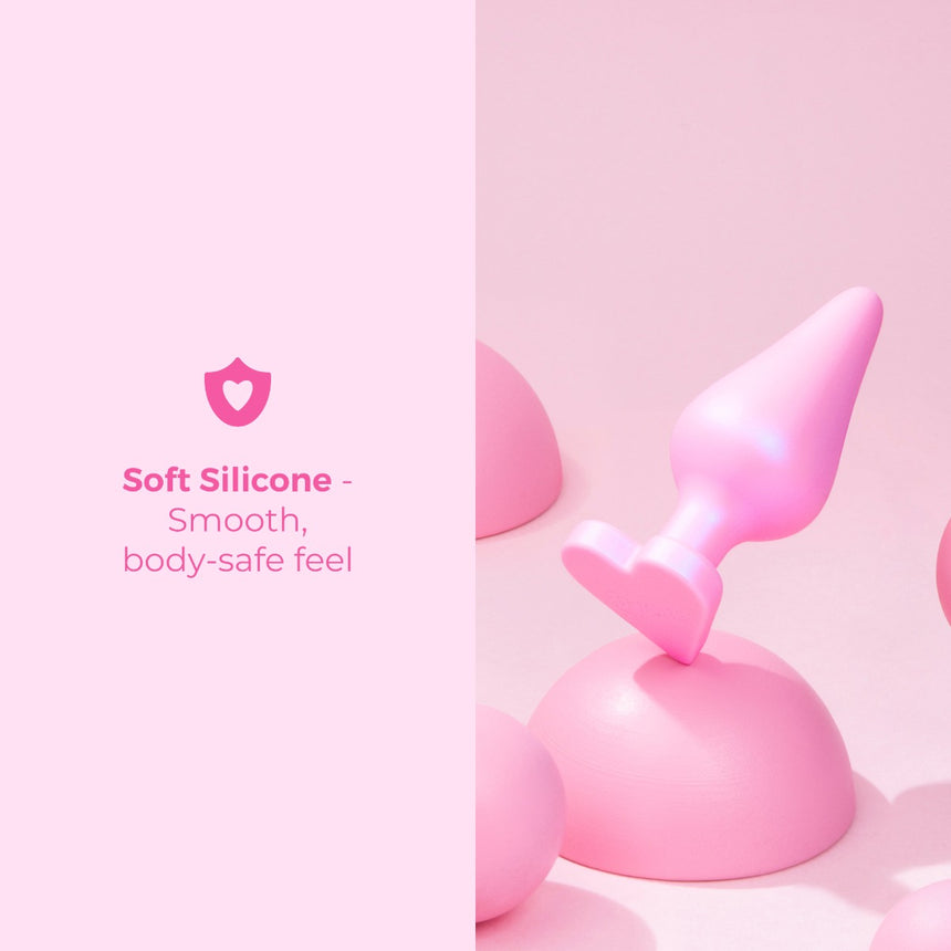 Butties b-Mine Heart Base Silicone Butt Plug