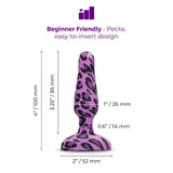 b-Vibe Leopard Novice Plug Special Edition Ultra-Powerful Beginner-Friendly Plug