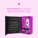 Triplet Anal Beads