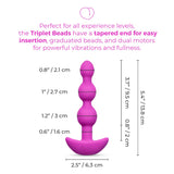 Triplet Anal Beads