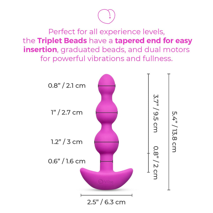 Triplet Anal Beads