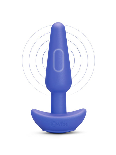 b-Vibe Butties Shake Slimline Vibrating Splash Proof Silicone Butt Plug