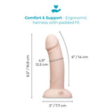 Every Body Vibrating Realistic Strap-On Kit
