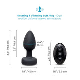 3.5 Inch light up butt plug