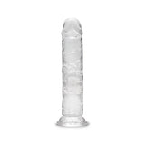 8.5" Clear Jelly Dildo