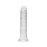 8.5" Clear Jelly Dildo
