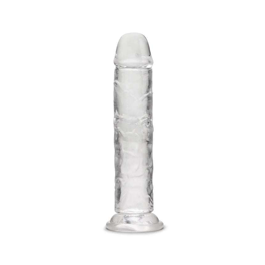 8.5" Clear Jelly Dildo