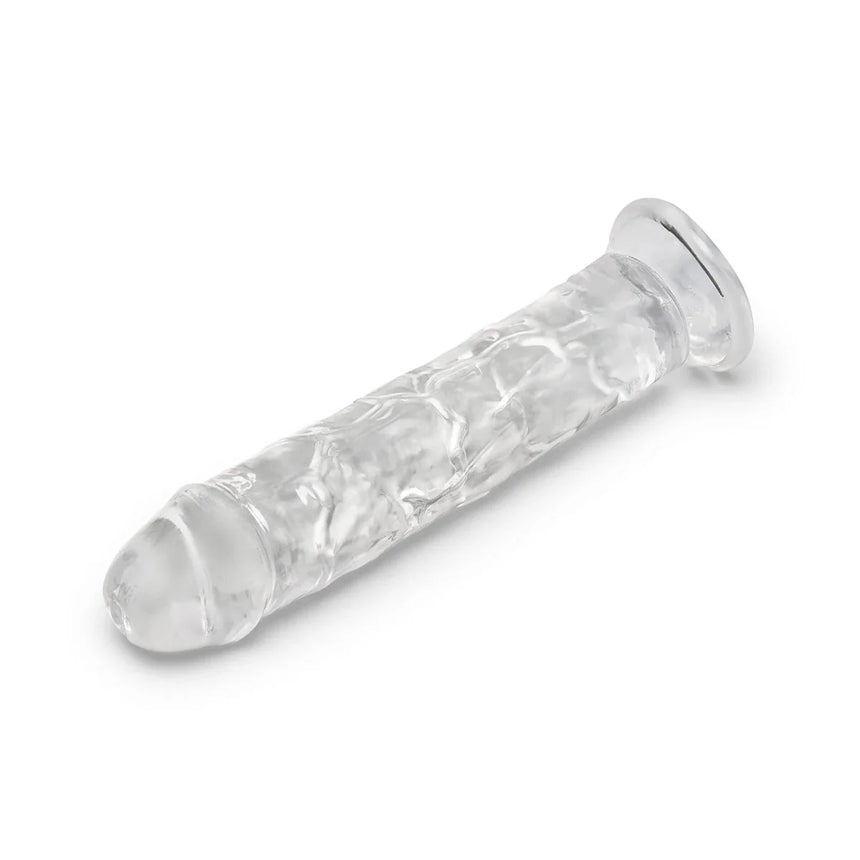 8.5" Clear Jelly Dildo