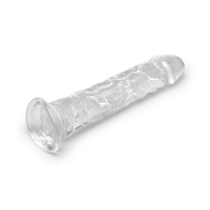 8.5" Clear Jelly Dildo