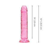 8.5" Pink Jelly Dildo