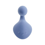 Base view of the blue Gender X Shifting Gears vibrator highlighting the vibrating grind pad.