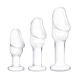 Glas Toy 3-Piece Helmet Head Glass Anal Training Kit