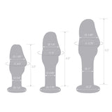 Glas Toy 3-Piece Helmet Head Glass Anal Training Kit