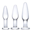 Glas Toys 3-Piece Glass Anal Training Set