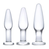 Glas Toys 3-Piece Glass Anal Training Set