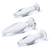 Glas Toys 3-Piece Glass Anal Training Set