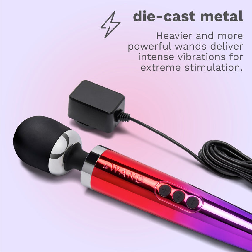 Le Wand Die Cast Plug-In Vibrating Massager