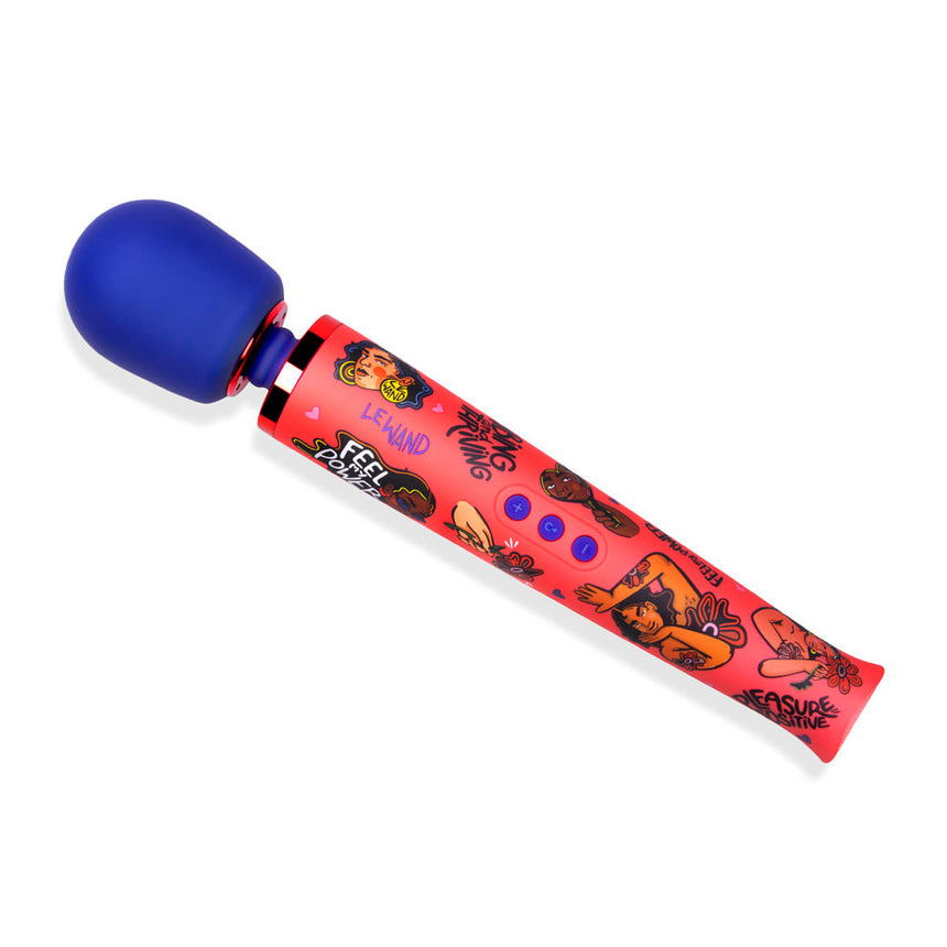Le Wand Feel My Power 2022 Special Edition Rechargeable Vibrating Massager Kelly Marcelle Malka