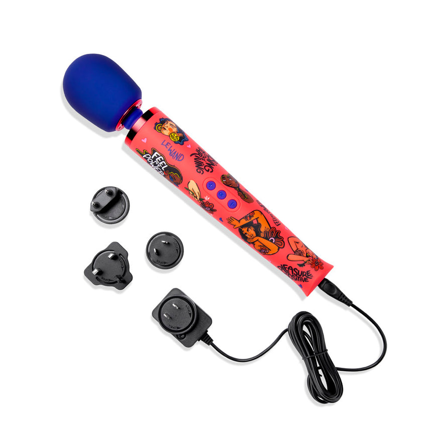 Le Wand Feel My Power 2022 Special Edition Rechargeable Vibrating Massager Kelly Marcelle Malka
