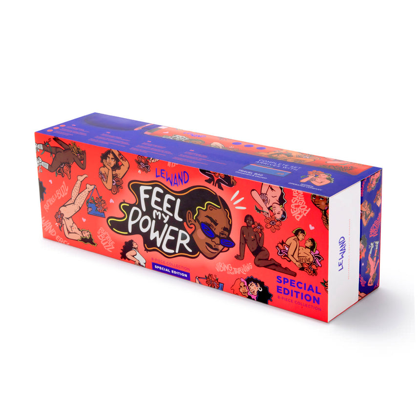 Le Wand Feel My Power 2022 Special Edition Rechargeable Vibrating Massager Kelly Marcelle Malka