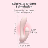Le Wand Mini Vibe G-Double Rechargeable Clitoral & G-Spot Vibrator