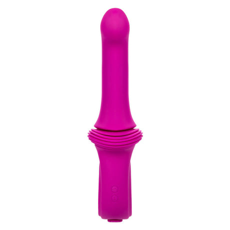 Overdrive Remote Control Rechargeable Silicone Sex Machine Smooth Thruster Pink