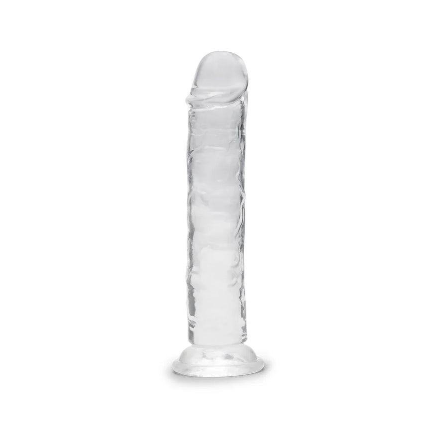 7.5" Clear Jelly Dildo