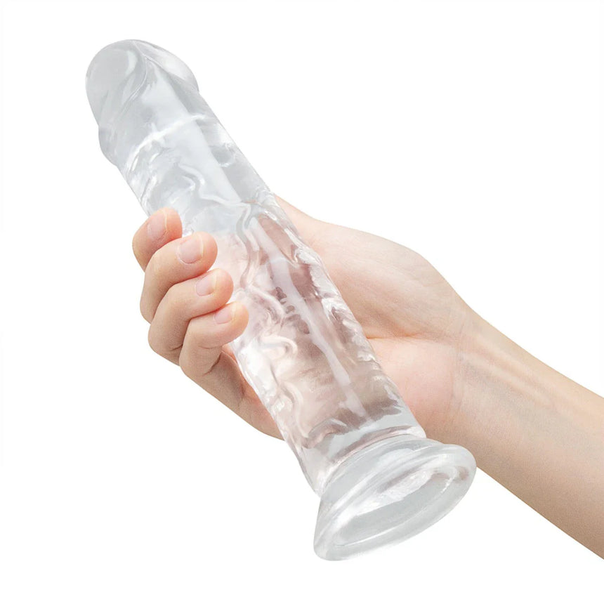 7.5" Clear Jelly Dildo