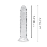 7.5" Clear Jelly Dildo