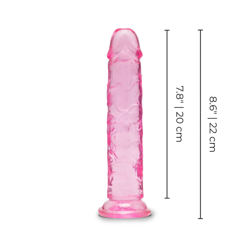 7.5" Pink Jelly Dildo