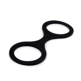 Silicone Cuffs With Eye Mask