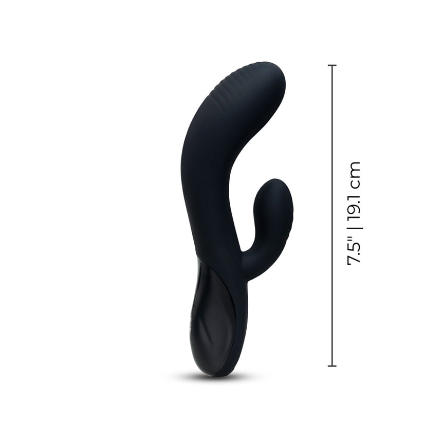 Silicone G-Spot Vibrator with Clitoral Stim