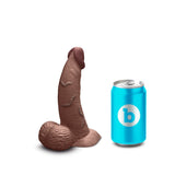 Slipskin Realistic Silicone Dildo - 6.5" Curvy