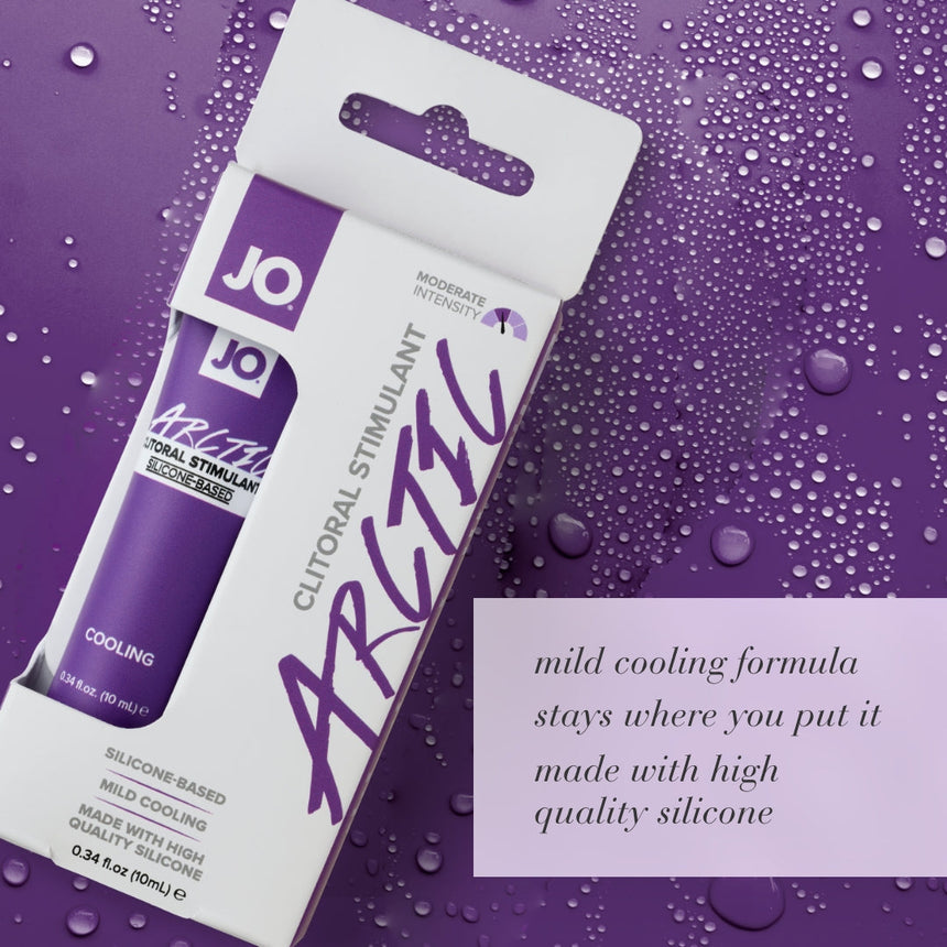 System JO Arctic Silicone-Based Clitoral Stimulant Gel Cooling Formula 0.34 Fl.Oz. (10 ml)