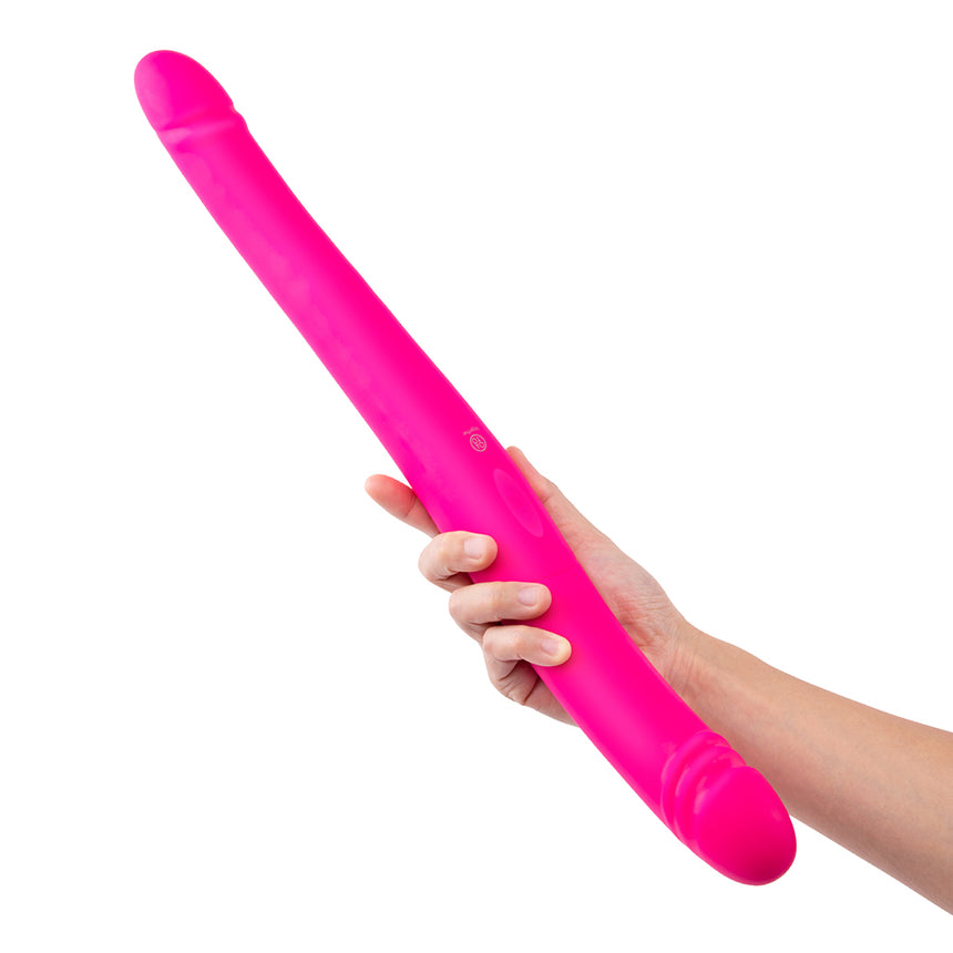 Shop the Together Vibes Duo Together Double Ended Vibrating and Thrusting Dildo