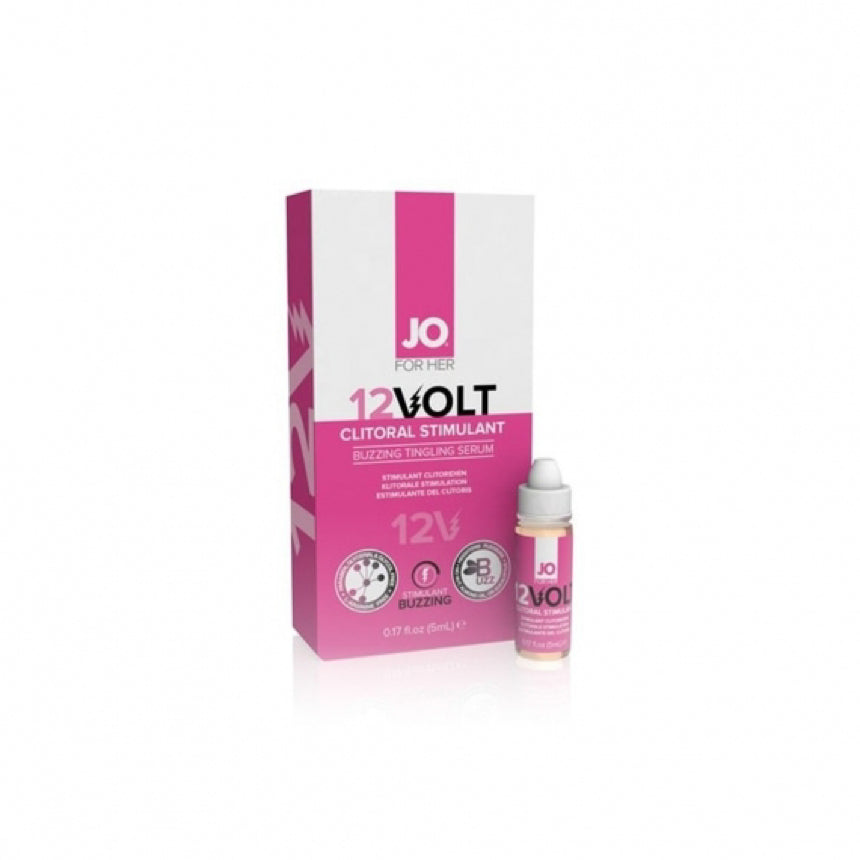 Shop the Oil Based JO 12VOLT Clitoral Serum with Buzzing Stimulant 0.17 floz / 5 ml