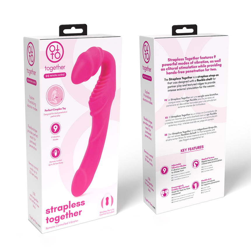 Shop the Together Vibes Strapless Together Remote Controlled Vibrator