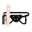 Lux Fetish Vibrating Strap-On & 9½” Dildo Set