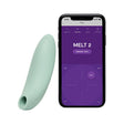 We-Vibe Melt 2 Rechargeable Silicone Clitoral Suction Couples Vibrator Sage