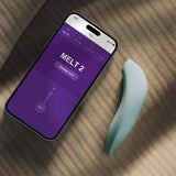 We-Vibe Melt 2 Rechargeable Silicone Clitoral Suction Couples Vibrator Sage