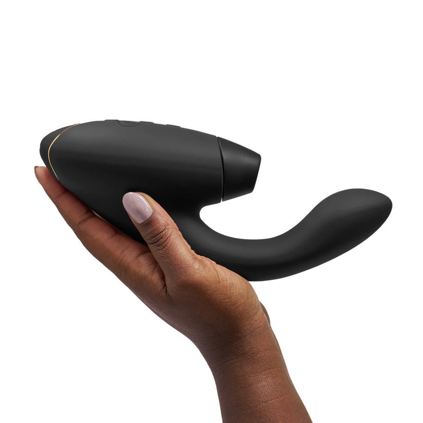 Womanizer Duo 2 Dual Clitoral G-Spot Rabbit Stimulator Black